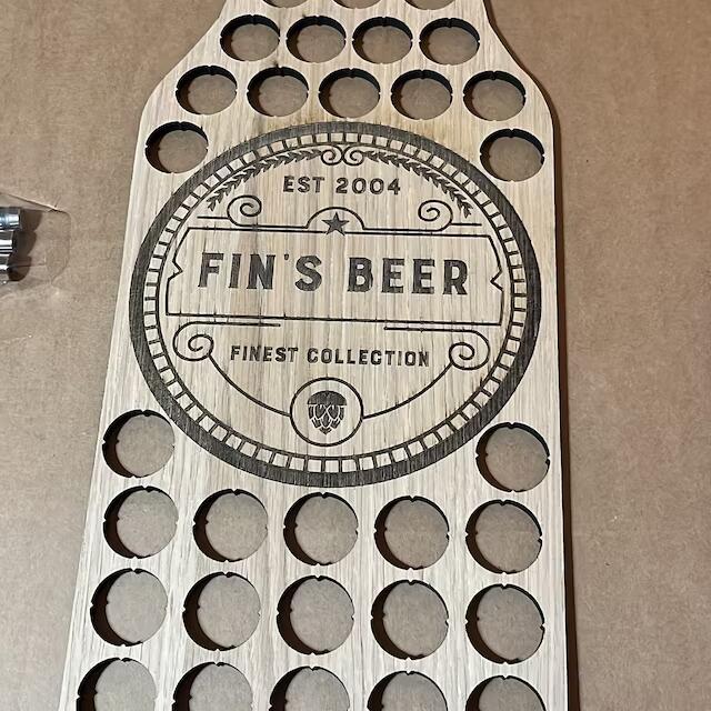 Wall Art Beer Bottle Cap Holder