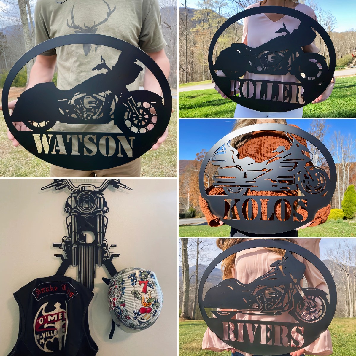 Personalized metal motorcycle