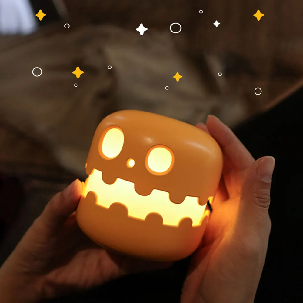 Halloween Pumpkin Smiley Night Light