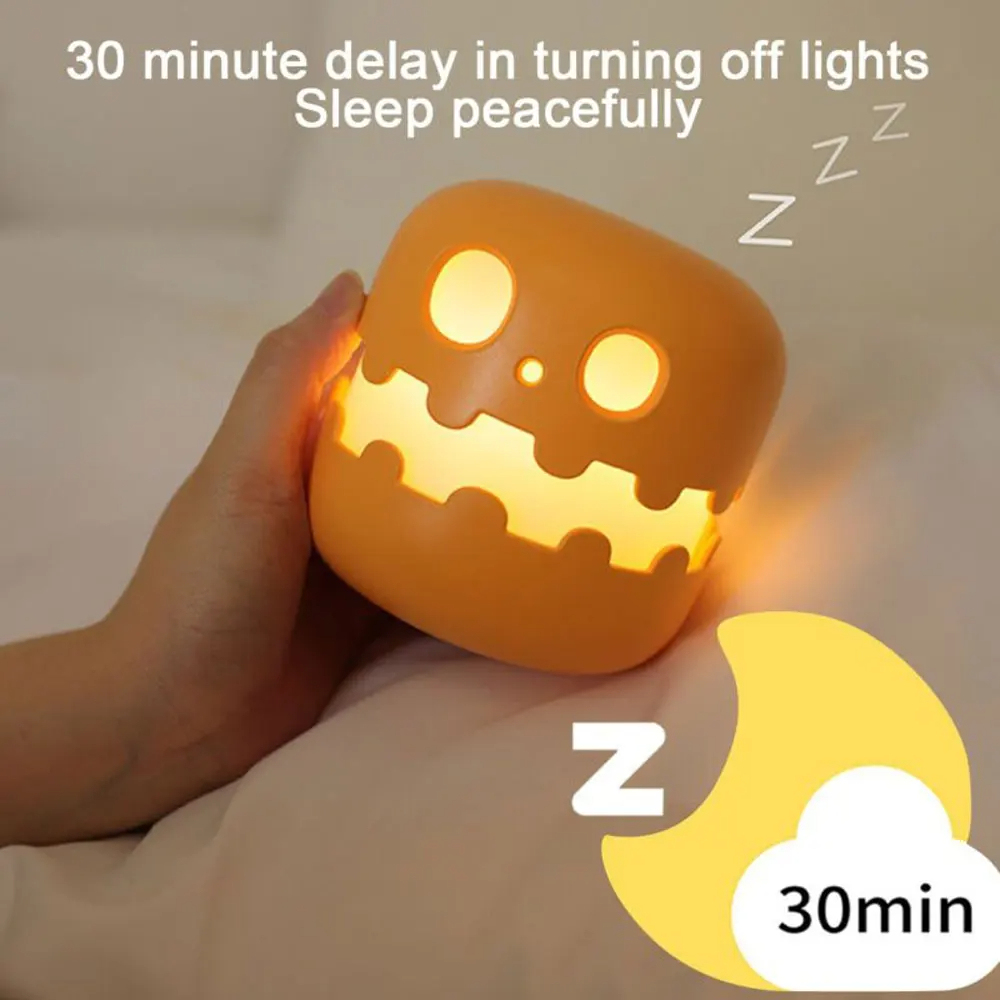 Halloween Pumpkin Smiley Night Light