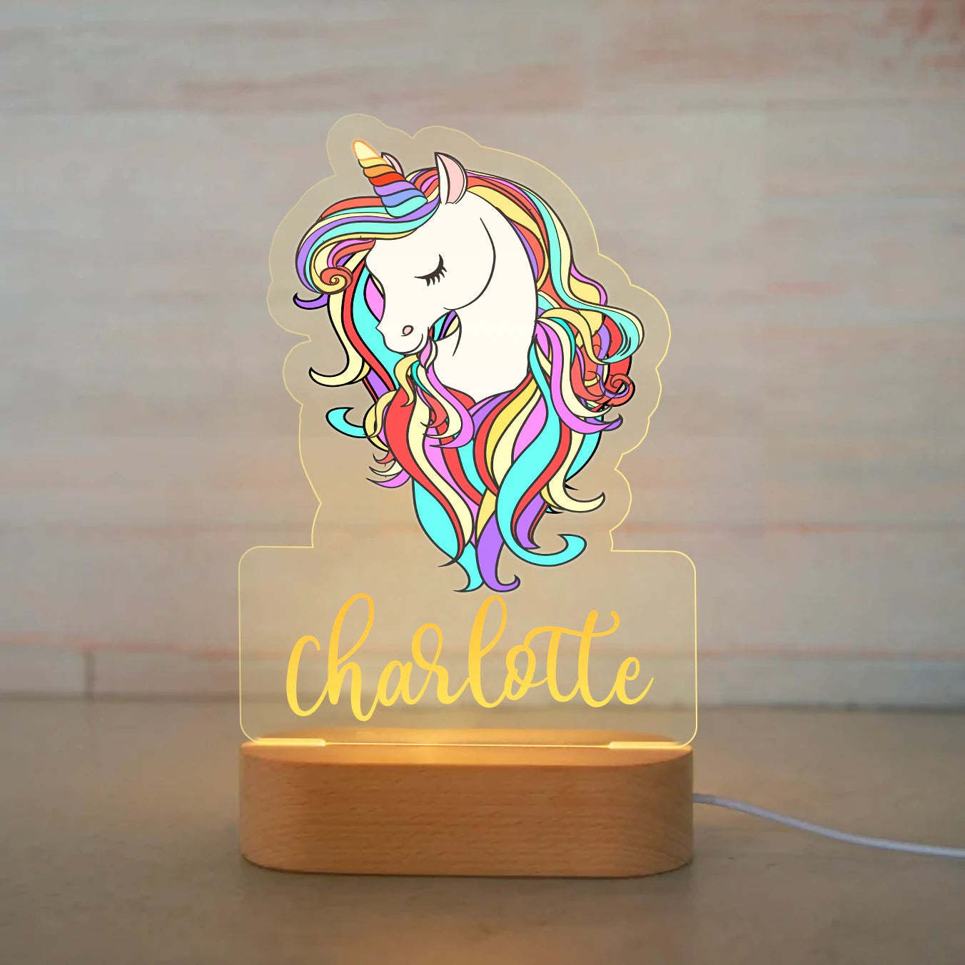 Personalized Name Animals Night Lights
