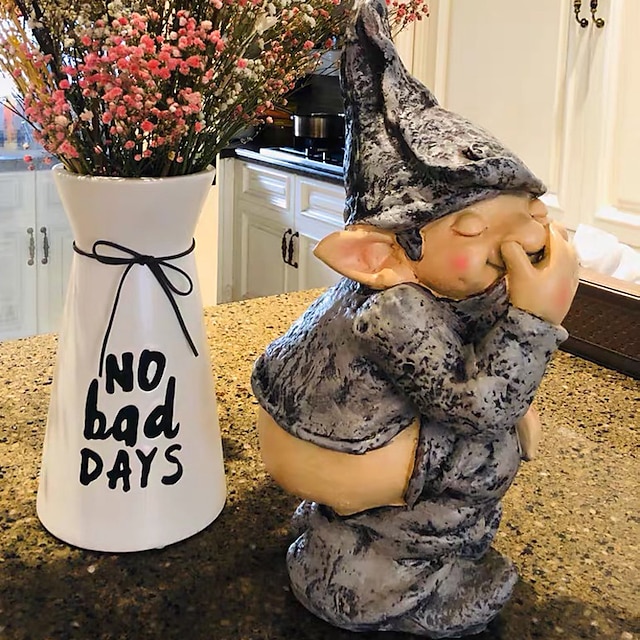 Butt Naked Gnome Garden Statue