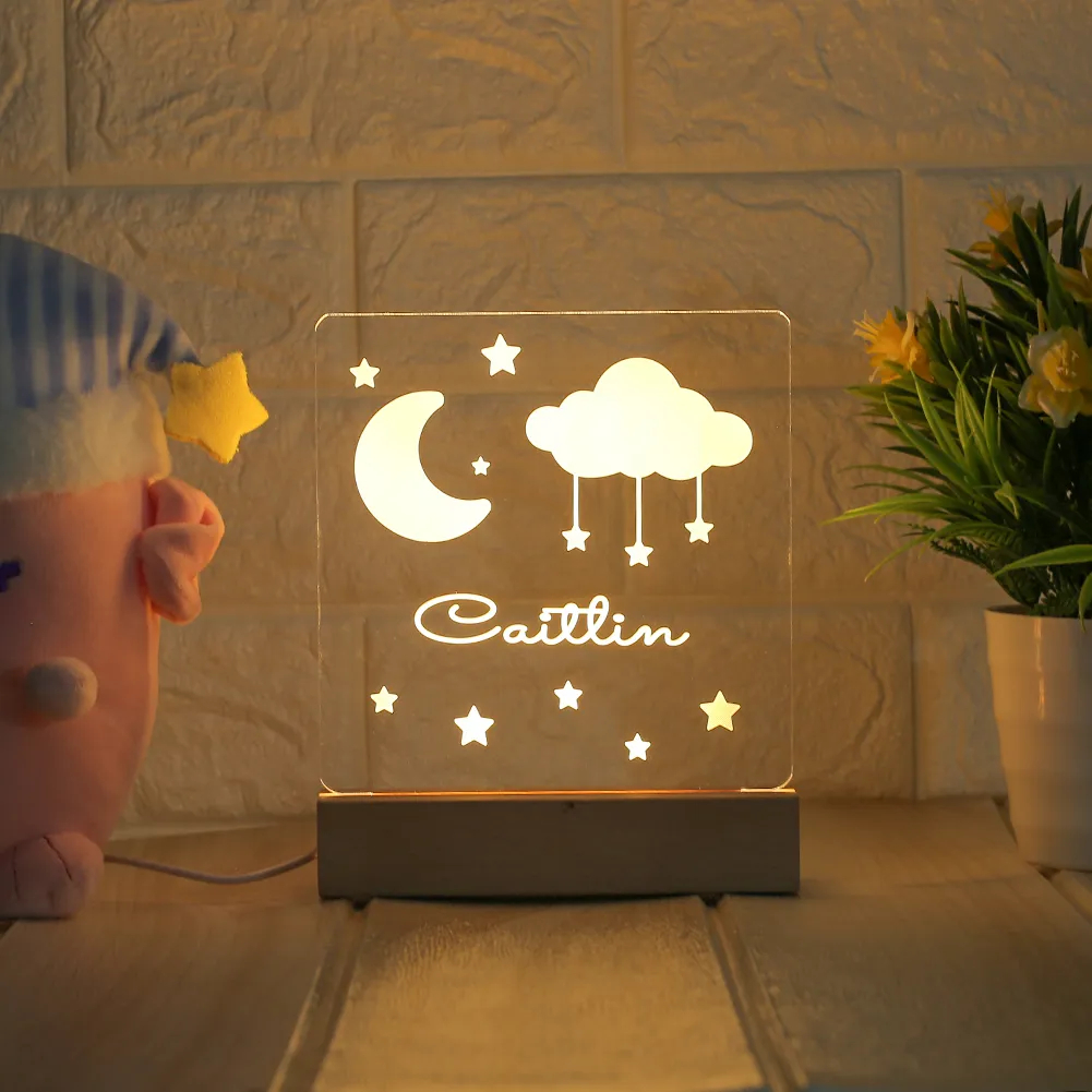 Personalized children's room night light