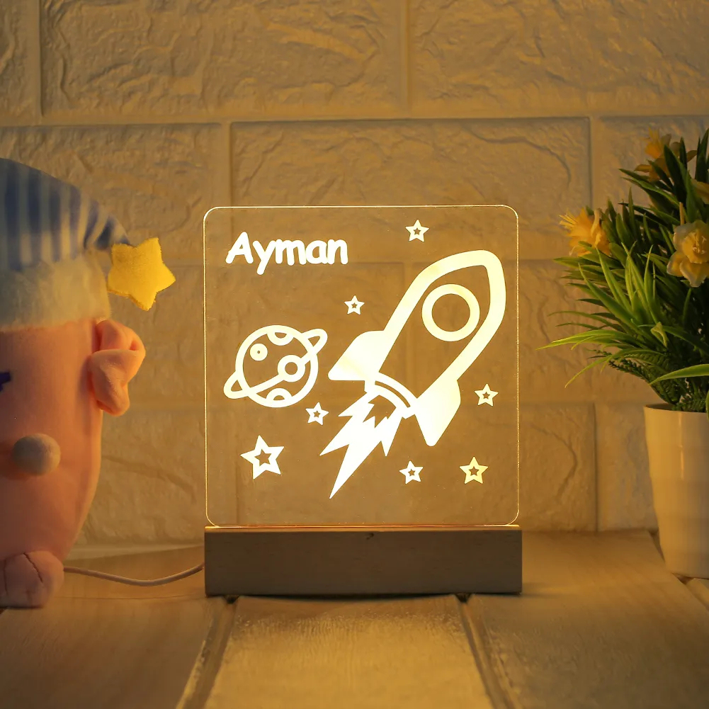 Personalized children's room night light