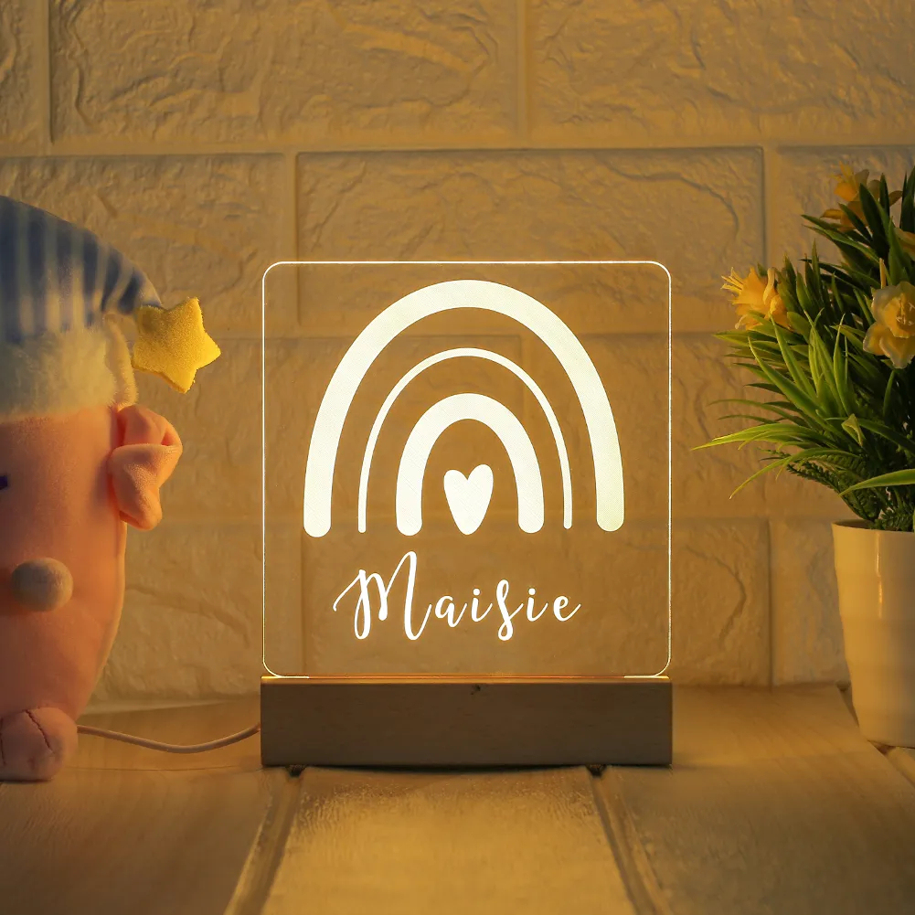 Personalized children's room night light