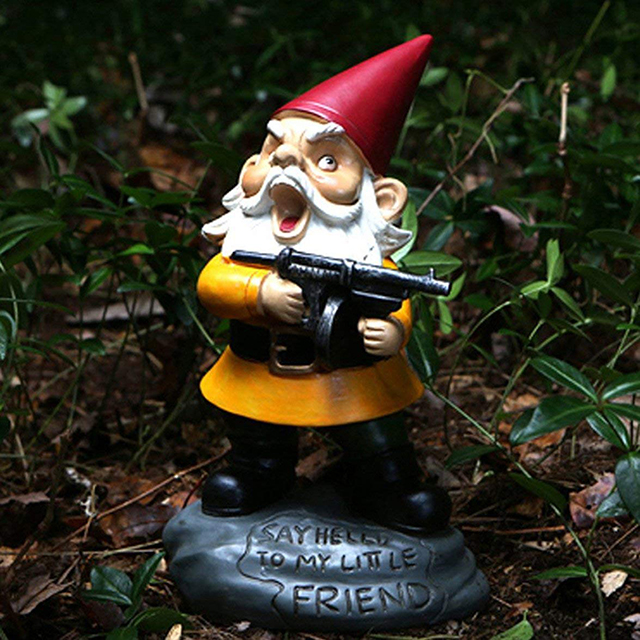 Scarface Lawn Gnome