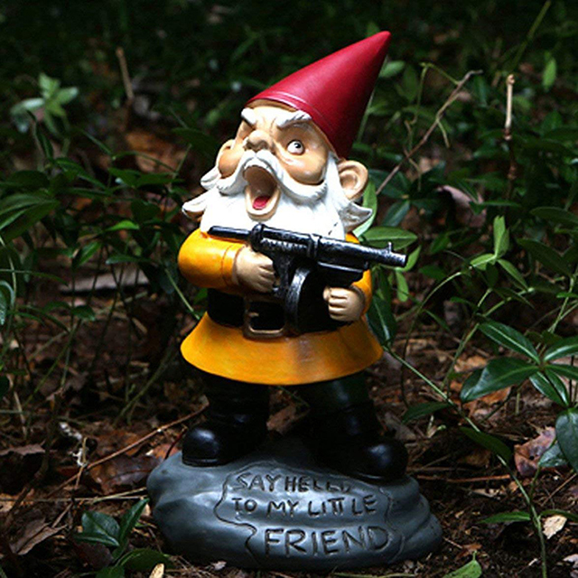 Scarface Lawn Gnome