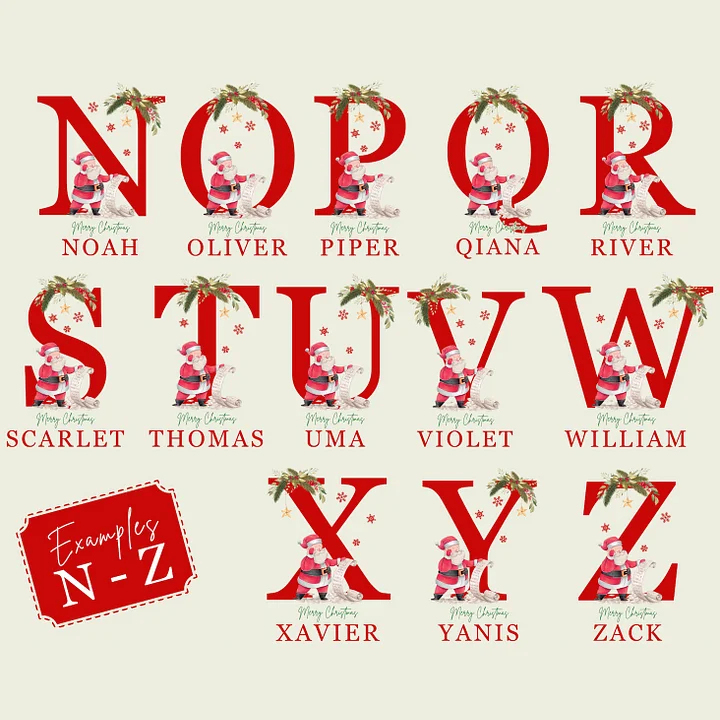 Personalized Christmas Gift Sack