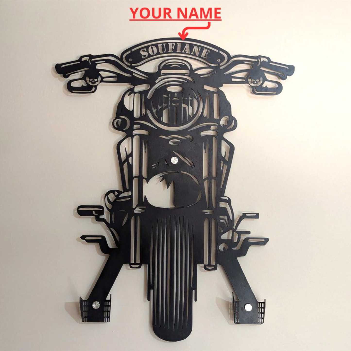 🎁The Best Gifts Motorcycle lovers-🏍️Helmet Holder Personalized Name