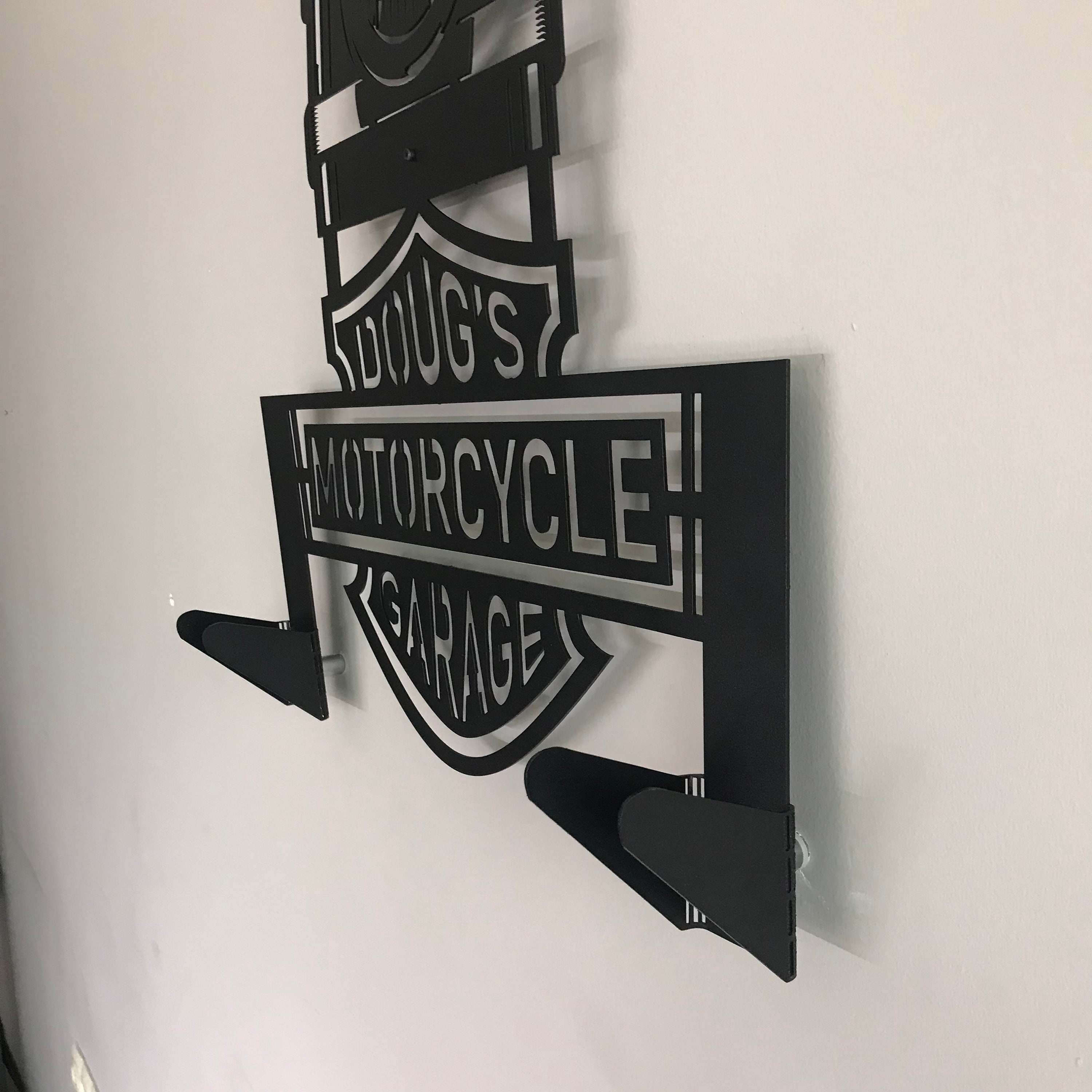 Custom Motorcycle Helmet Holder, Great Gift for Bikers