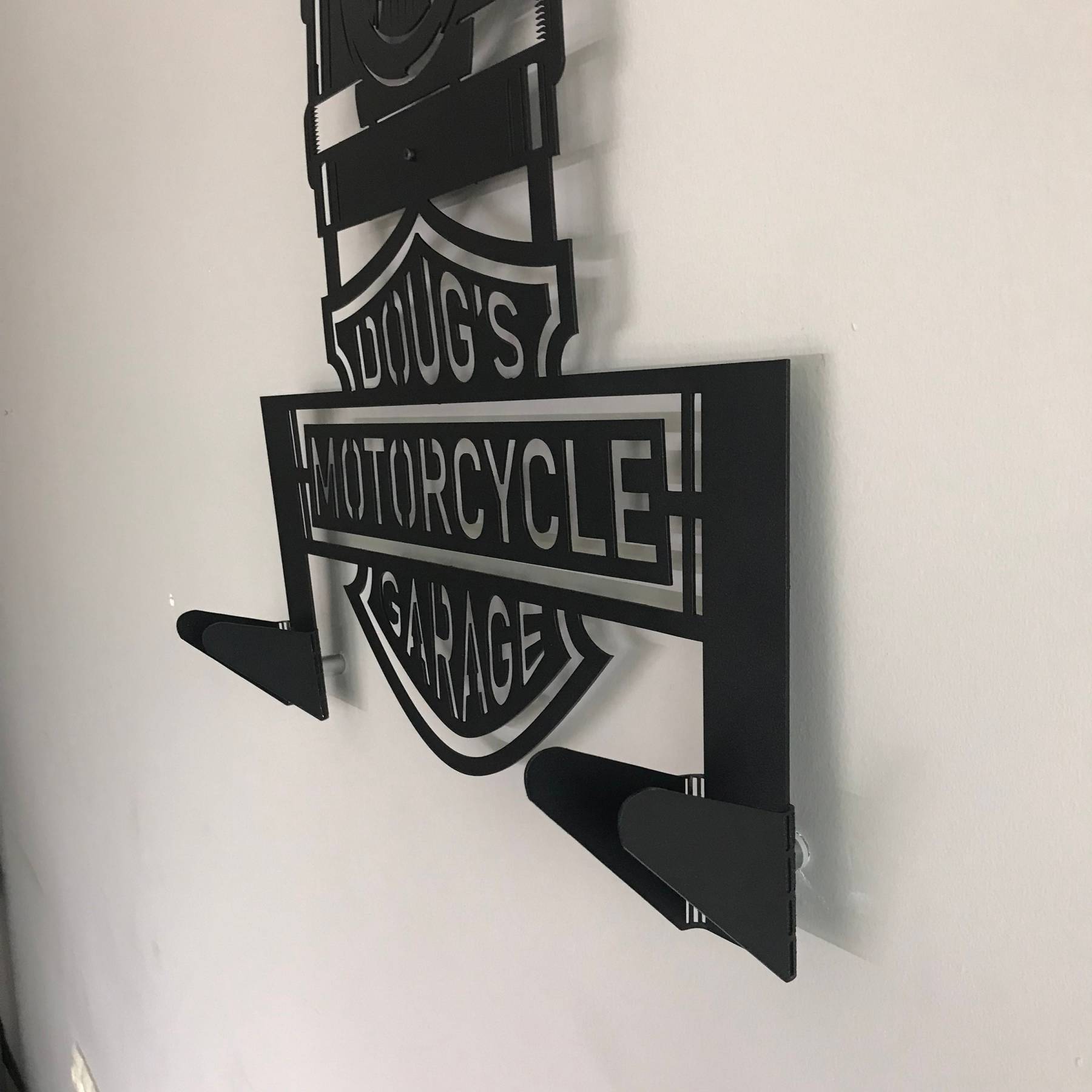 Custom Motorcycle Helmet Holder, Great Gift for Bikers