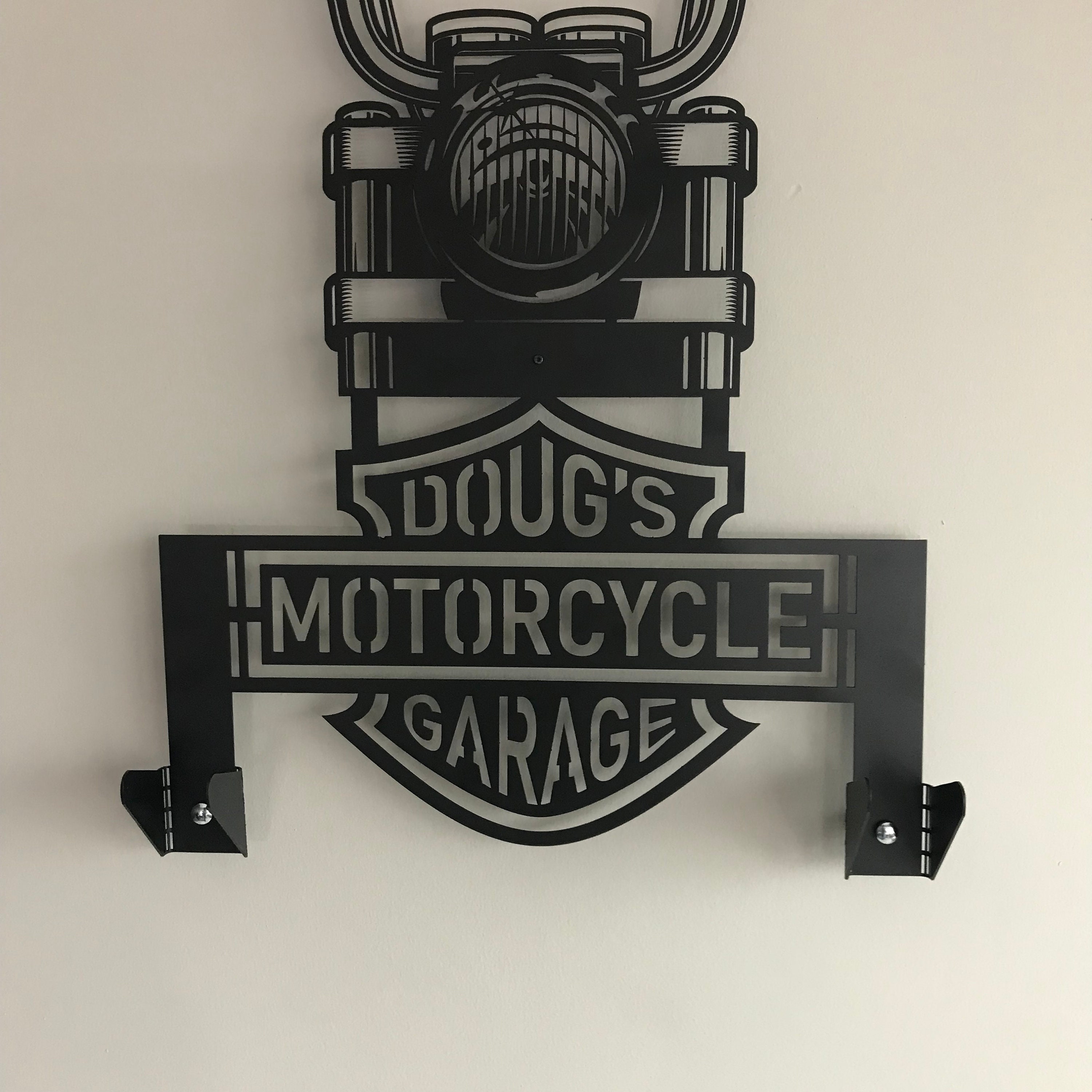 Custom Motorcycle Helmet Holder, Great Gift for Bikers