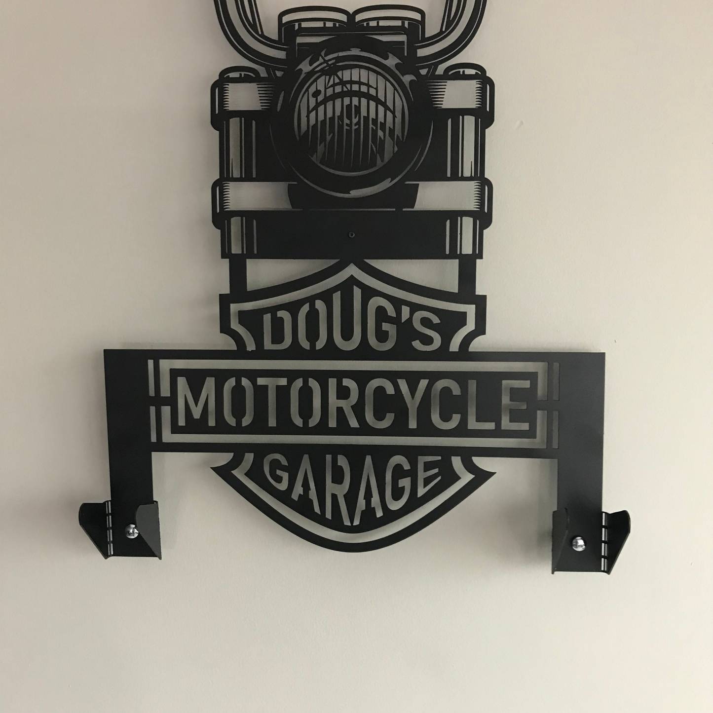 Custom Motorcycle Helmet Holder, Great Gift for Bikers