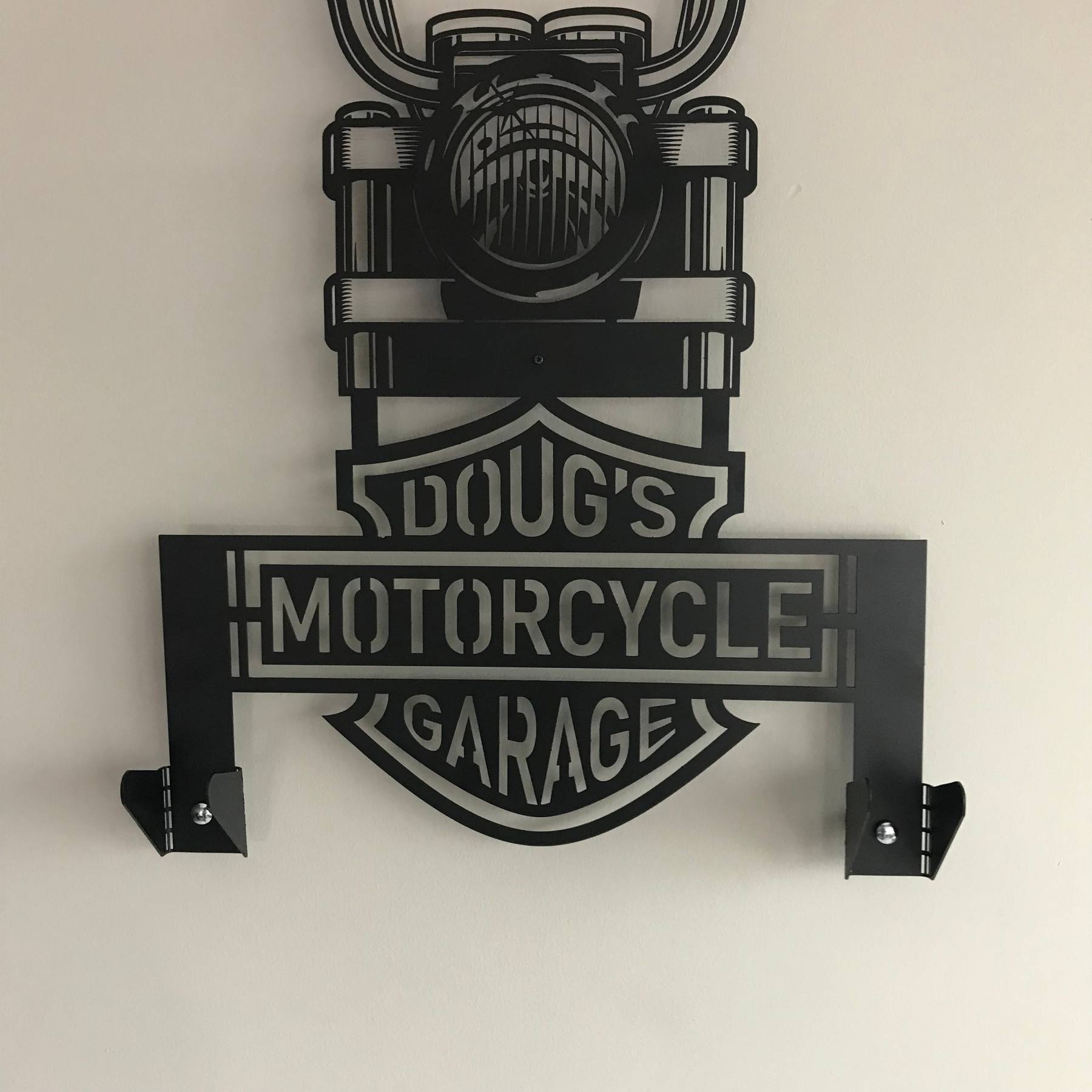 Custom Motorcycle Helmet Holder, Great Gift for Bikers