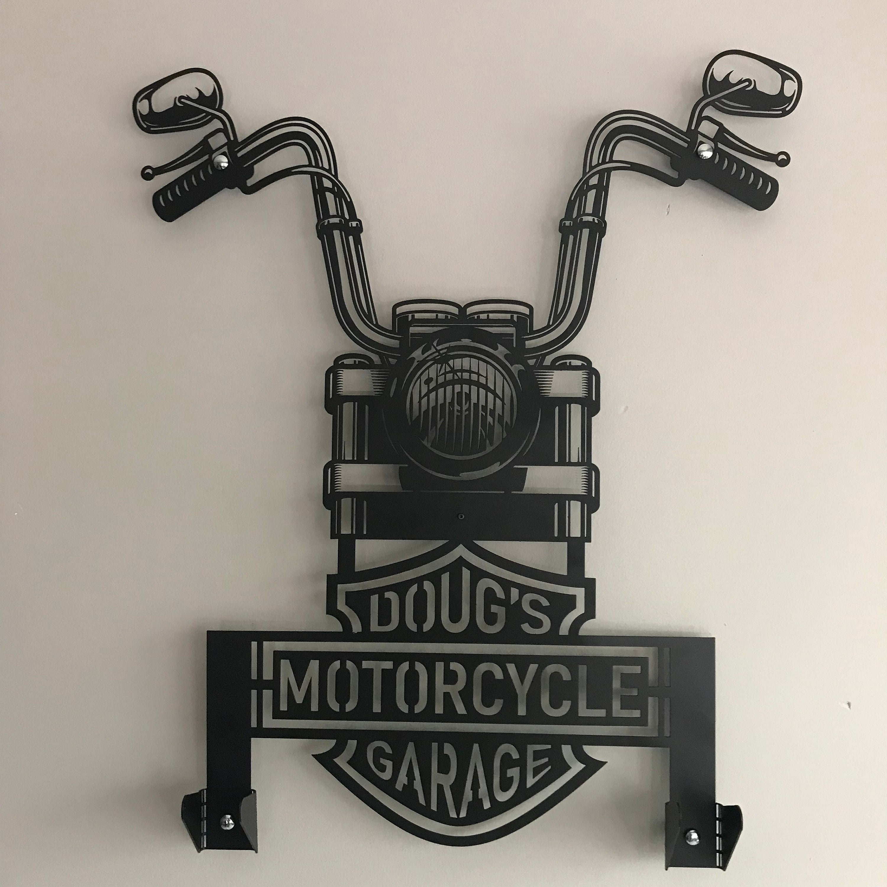 Custom Motorcycle Helmet Holder, Great Gift for Bikers