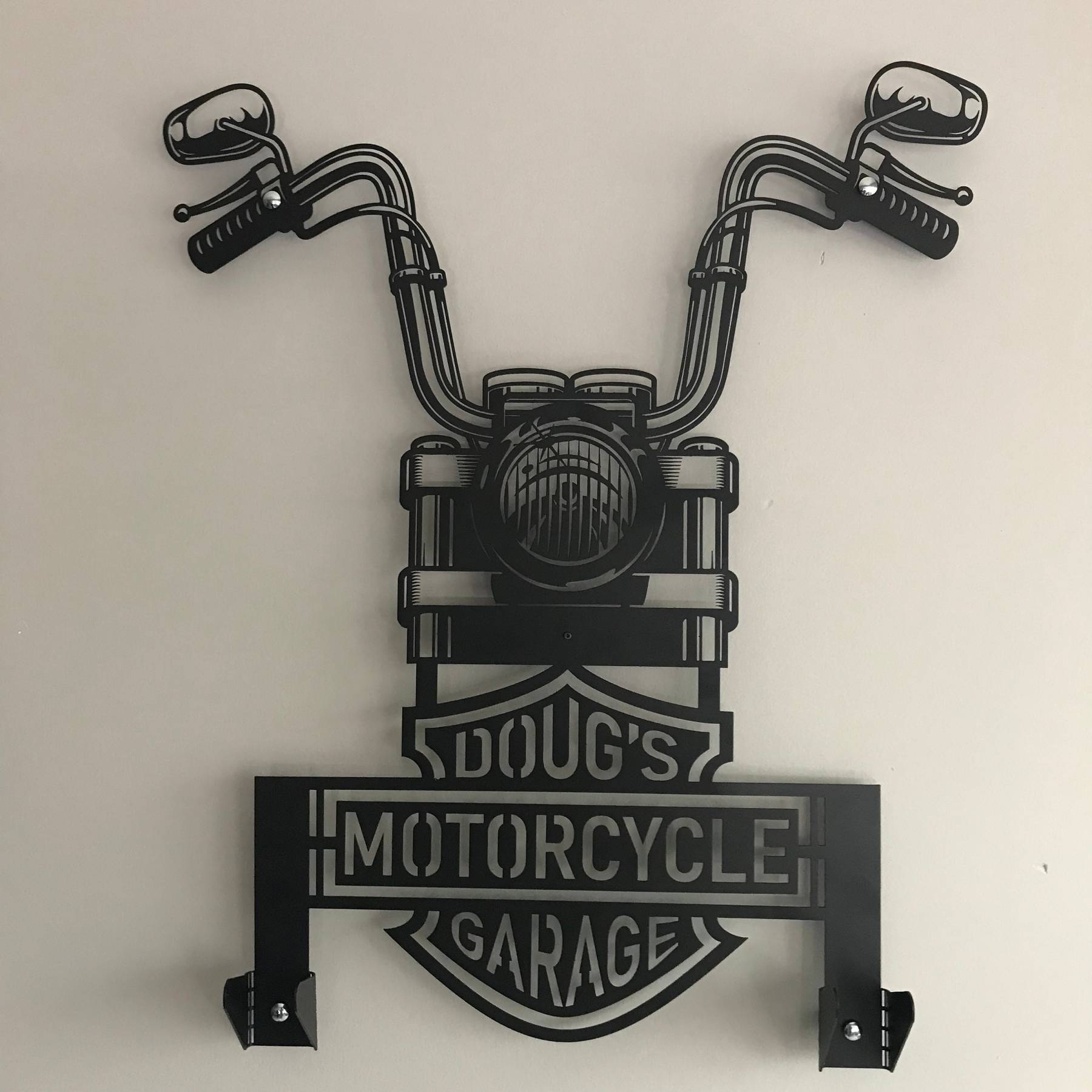 Custom Motorcycle Helmet Holder, Great Gift for Bikers