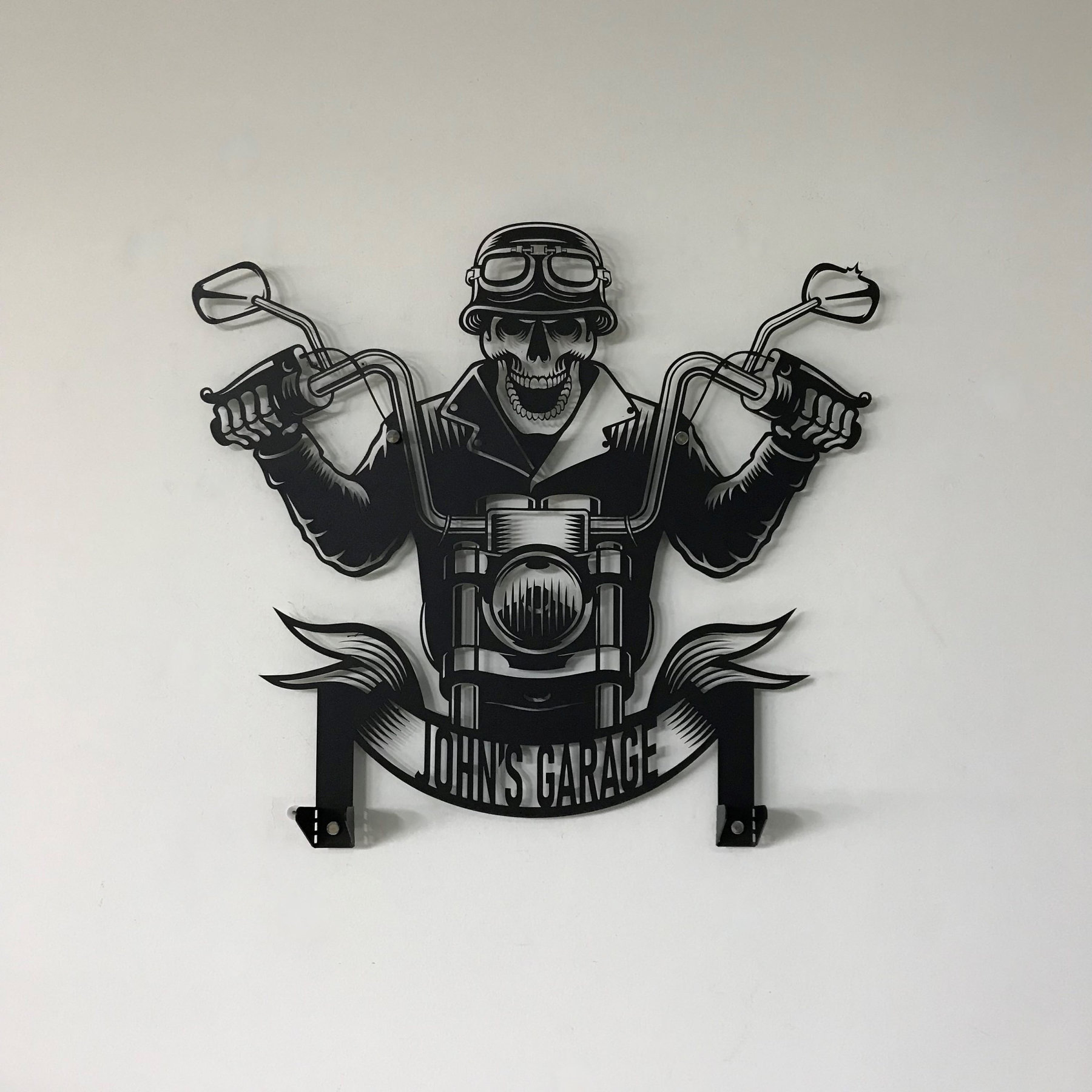 Custom Motorcycle Helmet Holder, Great Gift for Bikers