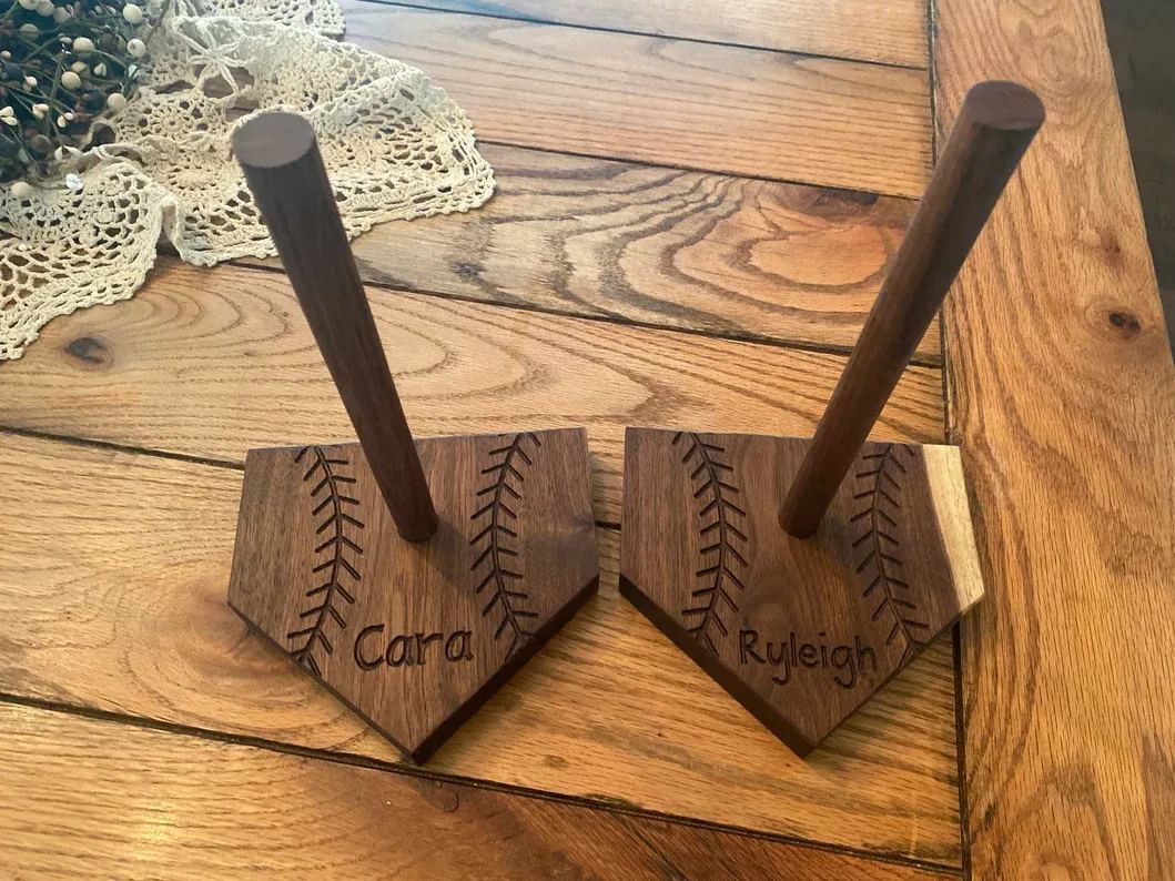 Personalize Softball/Baseball Ring Display