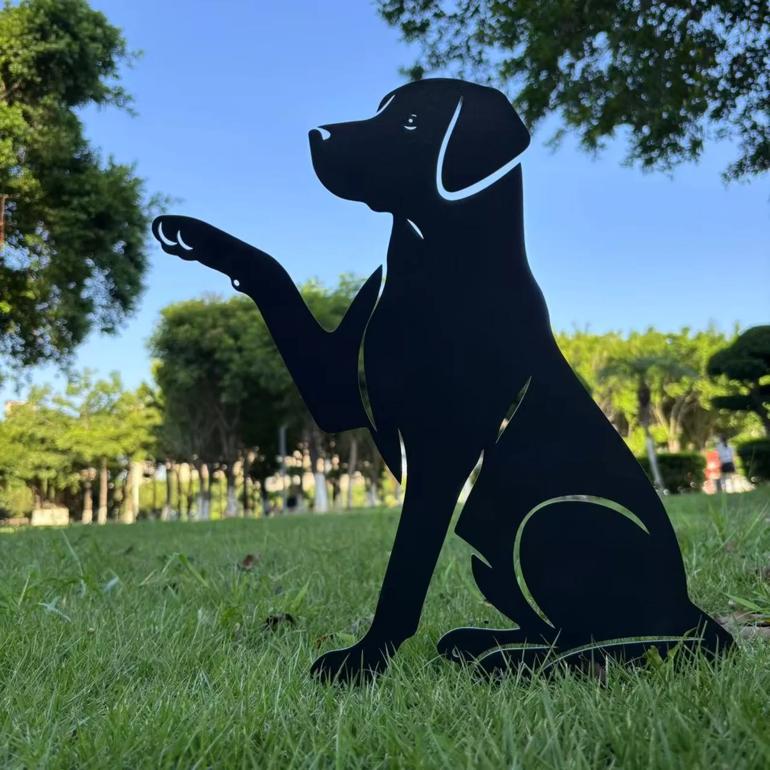 Labrador Garden Stake, Dog Memorial, Yard Art