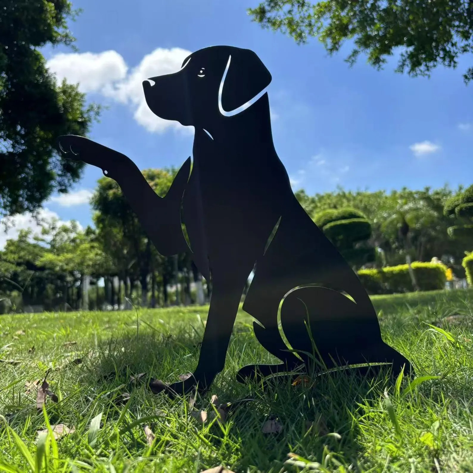 Labrador Garden Stake, Dog Memorial, Yard Art