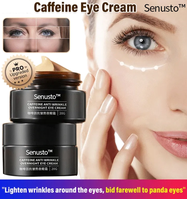 Senusto™ A. M. G Caffeine Anti-Wrinkle Stay-Up Late Eye Cream