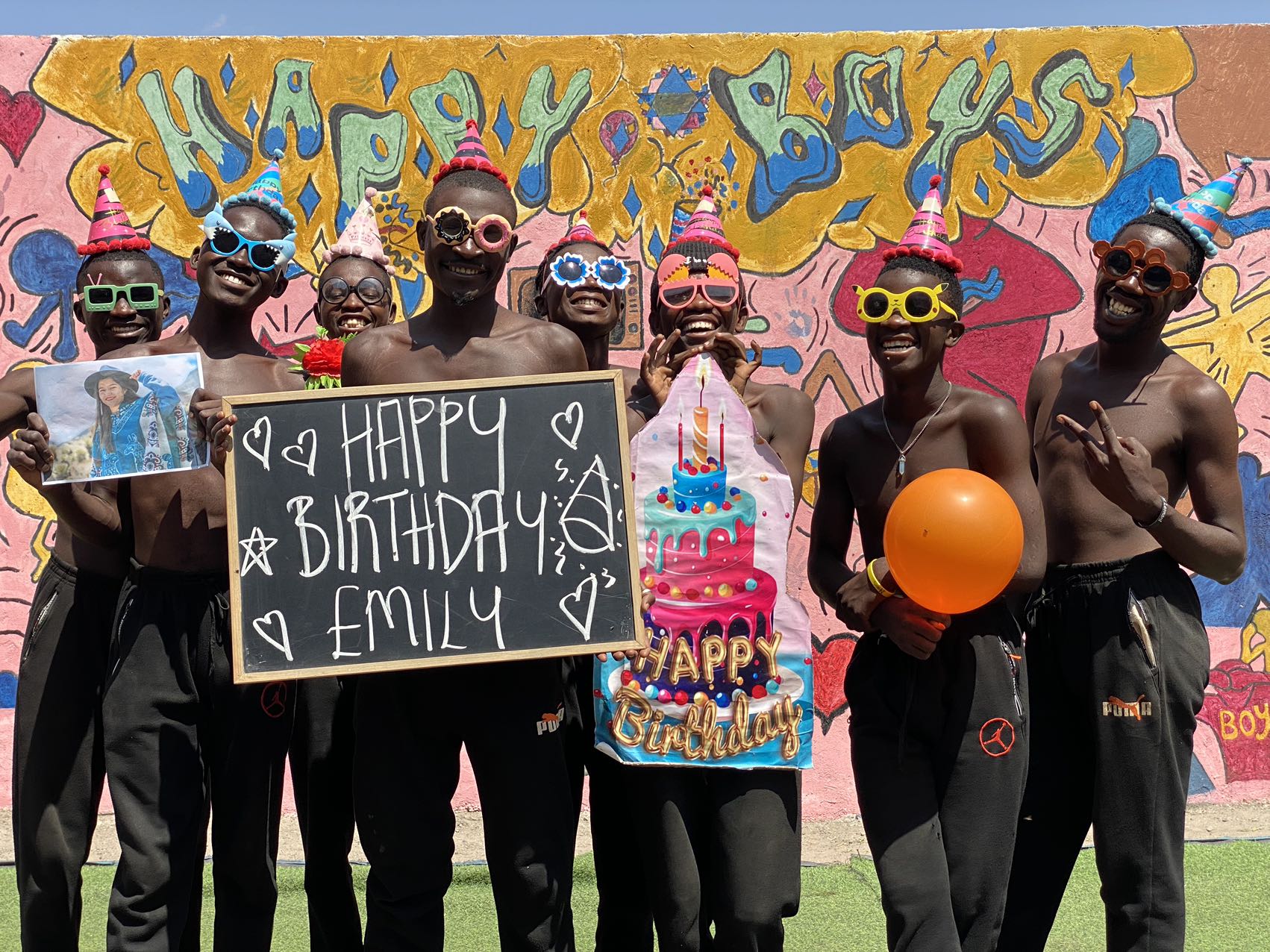 Happy Boys Team-Wish From Africa-birthday wishes from africa-blessings from africa-greetings from africa