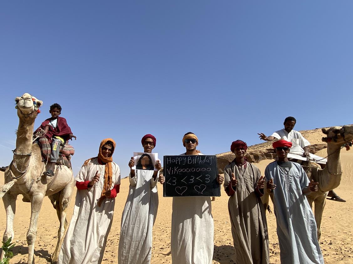 Desert Camel Team-Wish From Africa-birthday wishes from africa-blessings from africa-greetings from africa