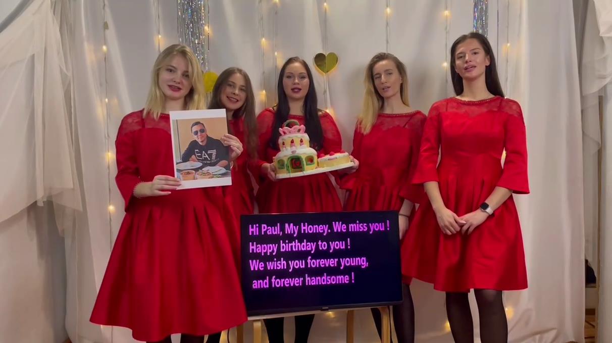 Ukrainian girls Team（Russian and Ukraine languages are not supported）-Wish From Africa-birthday wishes from africa-blessings from africa-greetings from africa