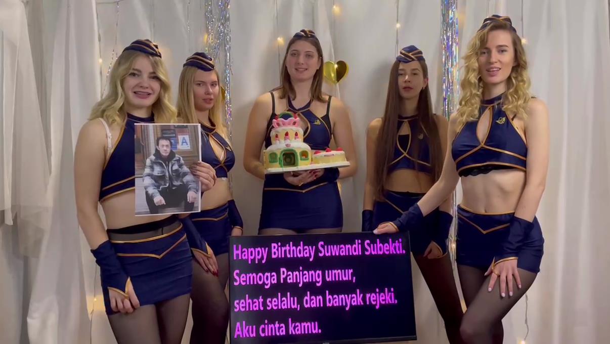 Ukrainian girls Team（Russian and Ukraine languages are not supported）-Wish From Africa-birthday wishes from africa-blessings from africa-greetings from africa