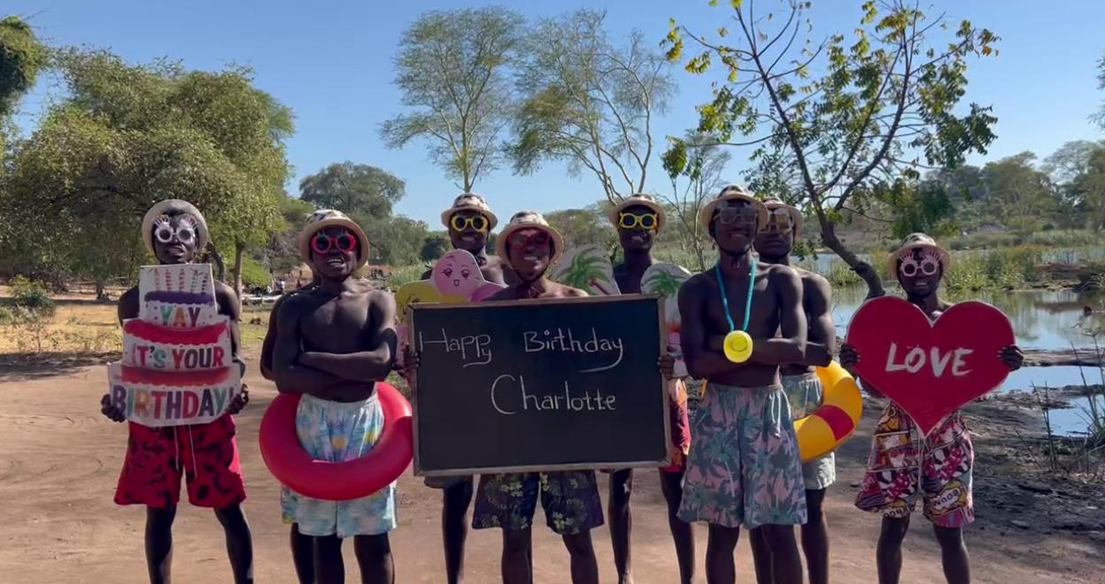 Dancing greetings Official store-WISH FROM AFRICA-funny birthday wish video from Africa-African birthday wishes