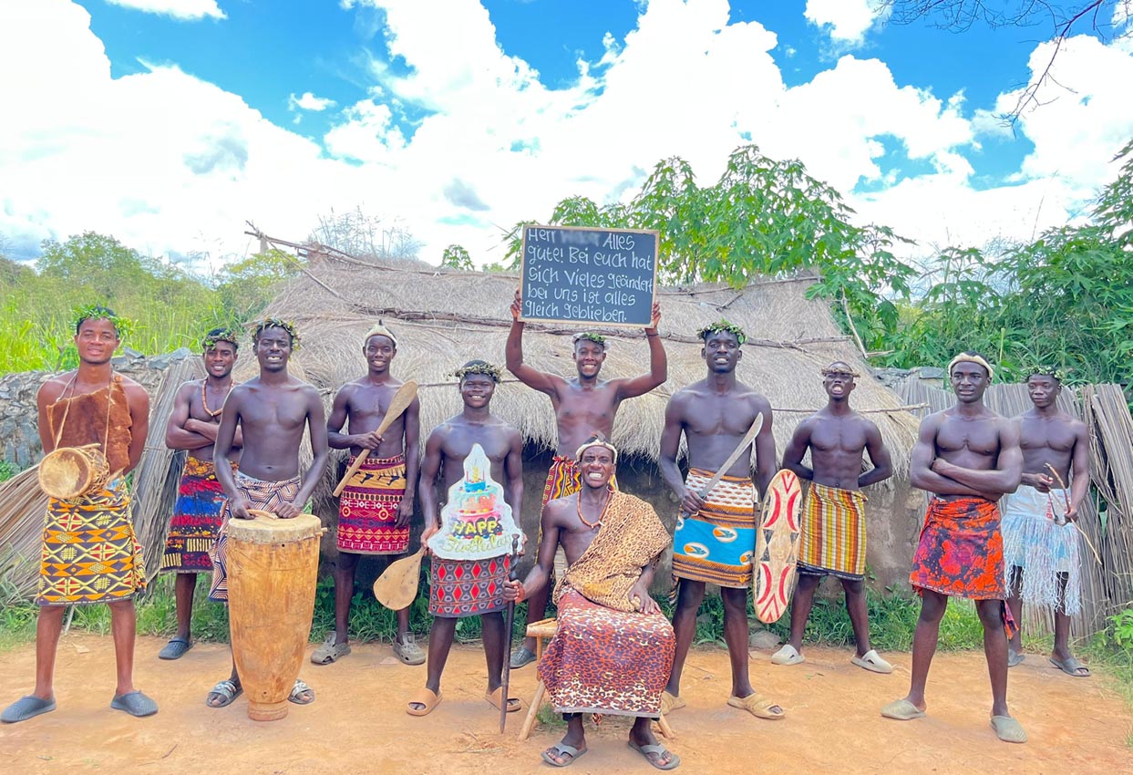 African man Hunters -Wishes from Africa - Greetings from Africa blessings from Africa happy birthday from Africa