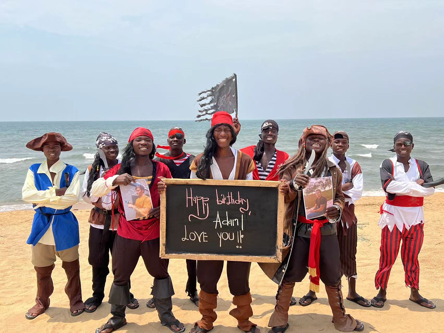 African Pirate team-Wish From Africa-birthday wishes from africa-blessings from africa-greetings from africa