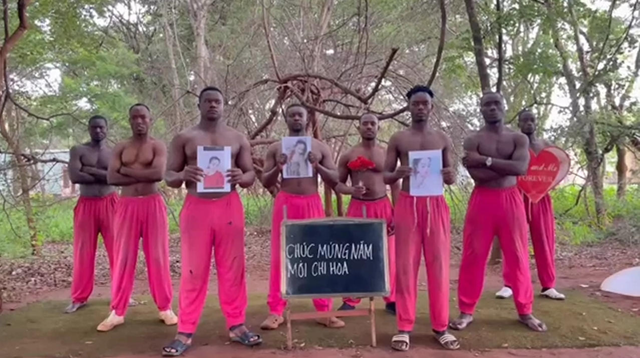 mấy anh da đen chúc mừng sinh nhật