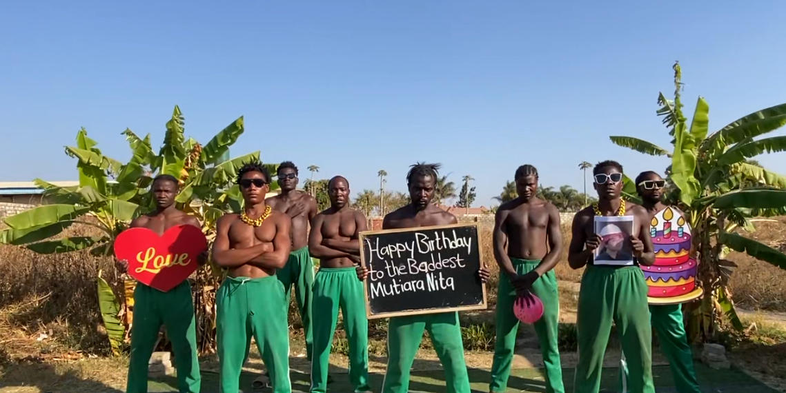 Afrika video çektirme-bursdagshilsen fra Afrika-birthday video from Africa