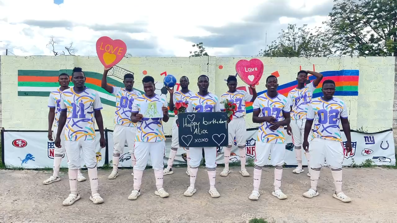 African man football