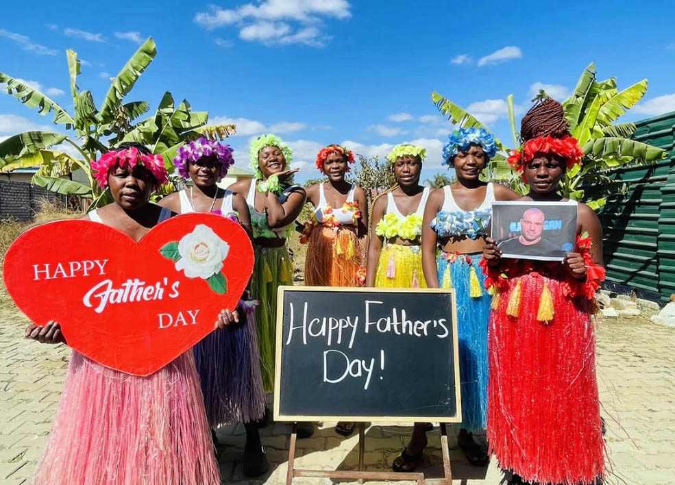 Fathers Day African Greeting Video-African Fathers Day Video-African woman Grass