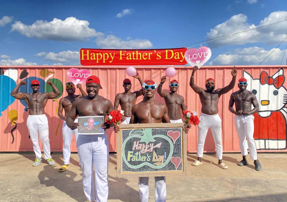 African fitness team