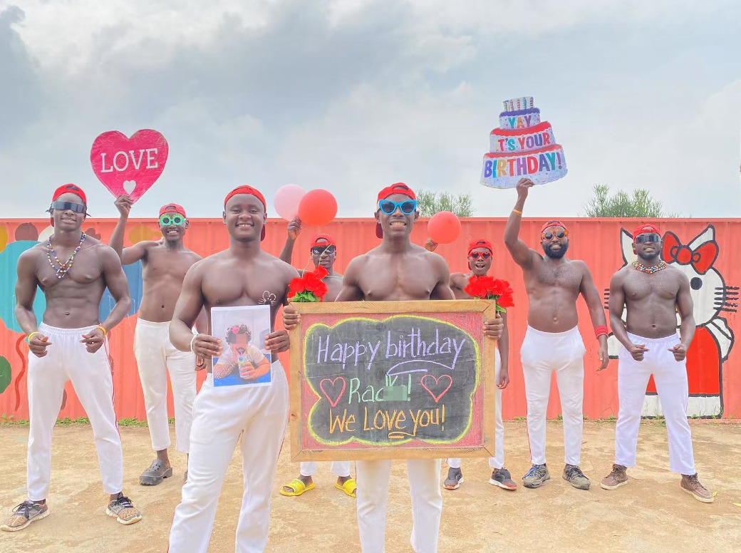 African fitness team