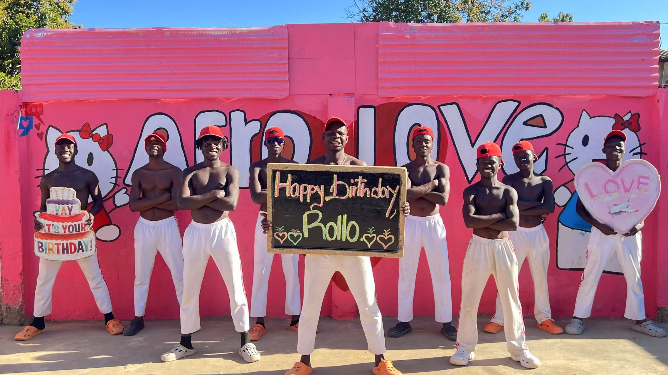 Red Hat Team-African dance birthday video-African happy birthday video-wishes from Africa