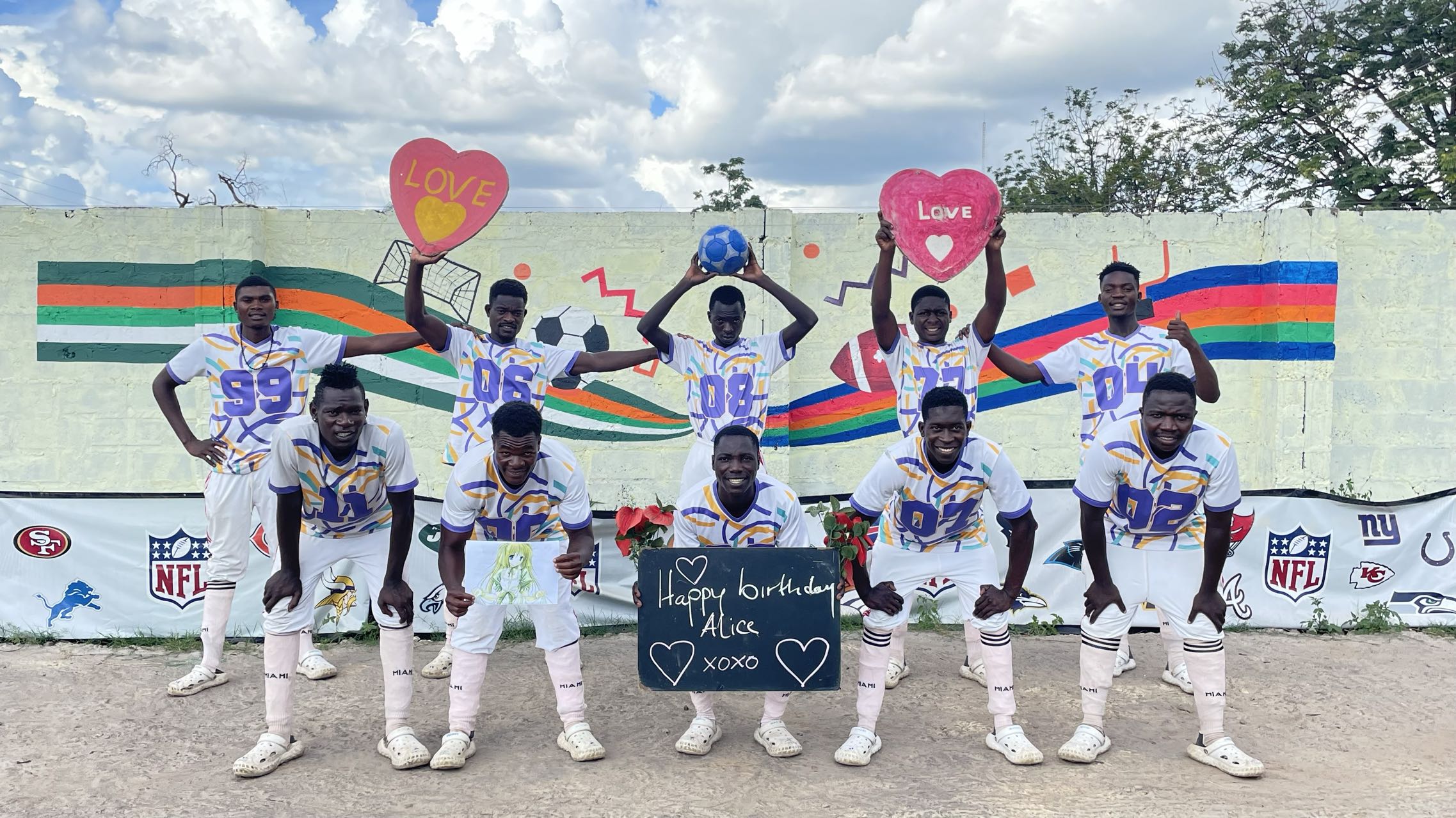 African man football-Wish From Africa-birthday wishes from africa-blessings from africa-greetings from africa