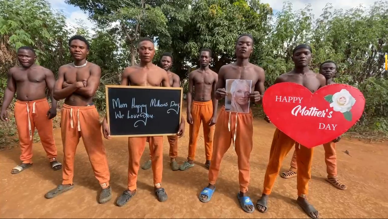 African man Orange