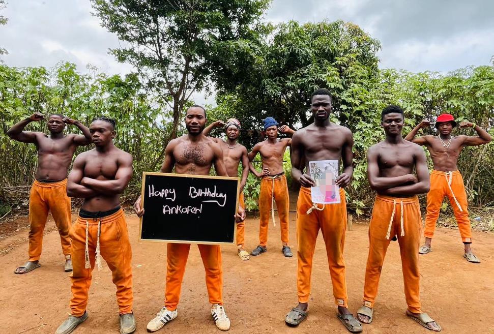African man Orange-Wish From Africa-birthday wishes from africa-blessings from africa-greetings from africa