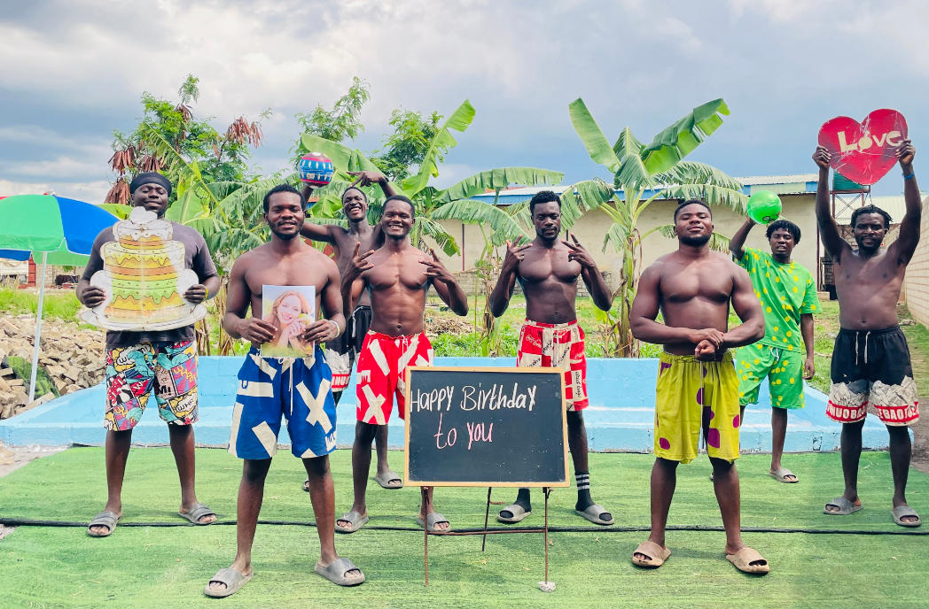 Greetings from Africa-African joy flix-życzenia z Afryki-African birthday wishes