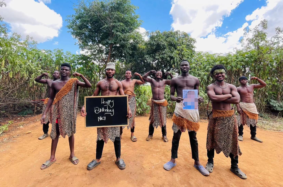 African man Tribe-Wish From Africa-birthday wishes from africa-blessings from africa-greetings from africa