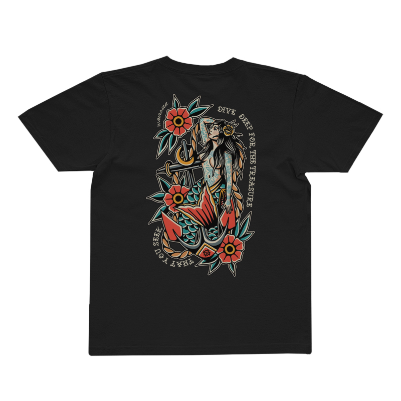Anchor And Mermaid T-Shirt
