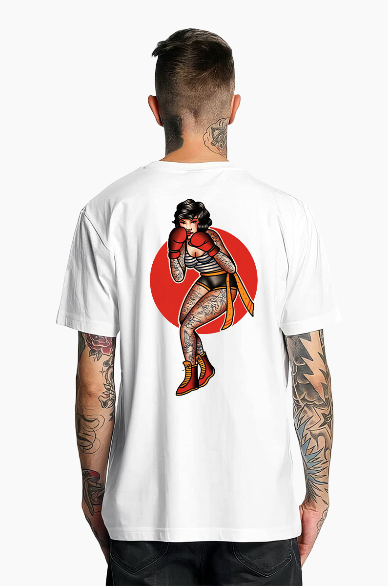 Tattooed Fighter Girl T-shirt