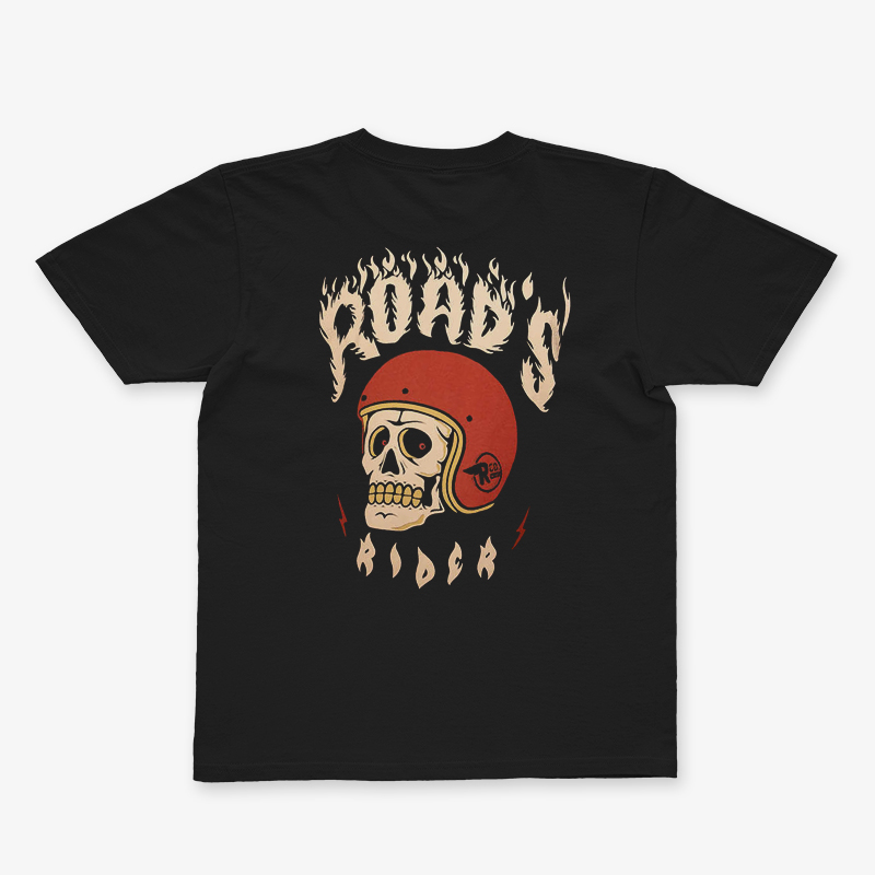 Tattoo inspired clothing: Road's Rider T-shirt-Wawl Soul