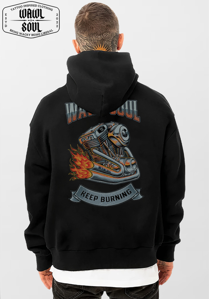  Buring The Pipe Hoodie