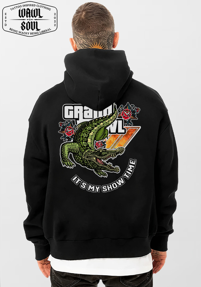  Alligator It's My Show Time Hoodie