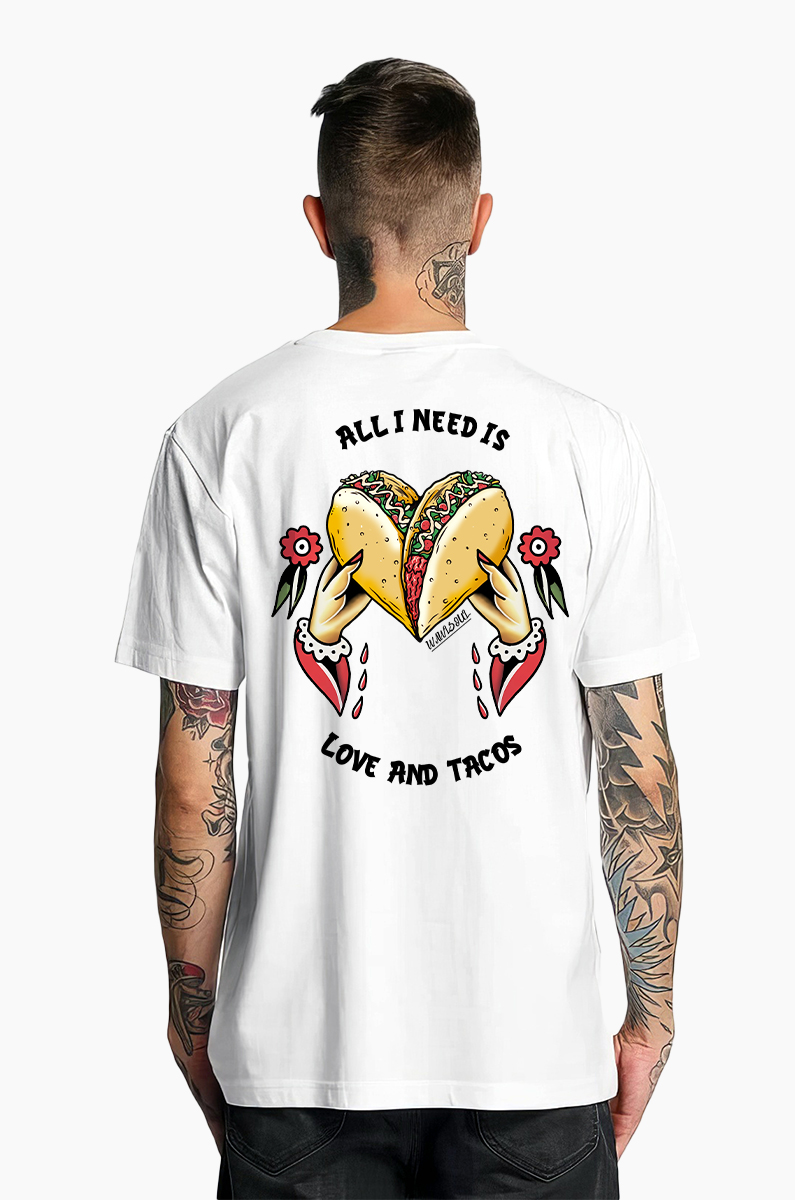 All I Need Is Love & Tacos T-shirt